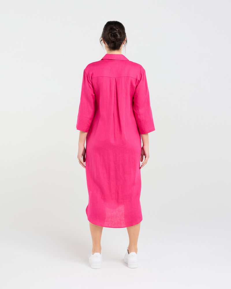 Amelie Plain Linen Shirt Dress (+ Colours)