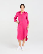 Amelie Plain Linen Shirt Dress (+ Colours)
