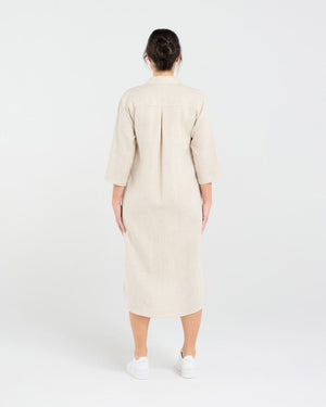 Amelie Plain Linen Shirt Dress (+ Colours)