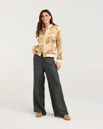 Ivanka Satin Print Bomber
