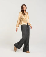 Ivanka Satin Print Bomber