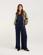 Ivanka Satin Print Bomber