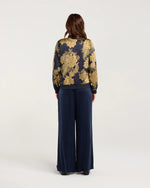 Ivanka Satin Print Bomber