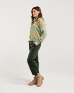 Ivanka Satin Print Bomber