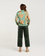 Ivanka Satin Print Bomber