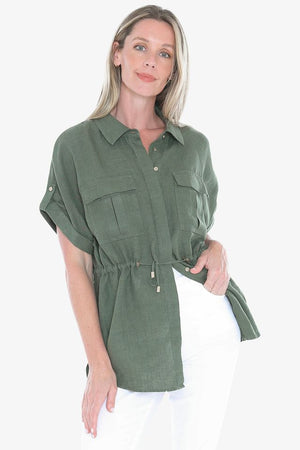 Drawstring Overshirt