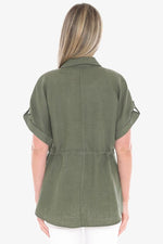 Drawstring Overshirt