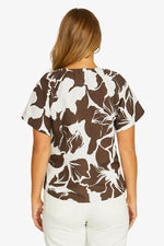 Lush Mono Flutter Top