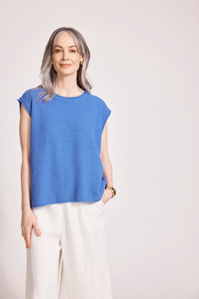 Artemis Sleeveless Knit Top (+Colours)