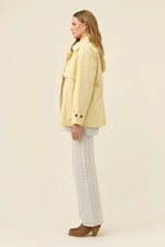Farida Cropped Trench