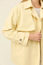 Farida Cropped Trench