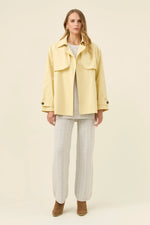 Farida Cropped Trench