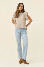 Athena Frill Knit Top