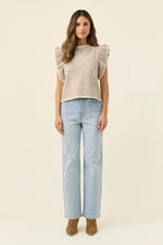 Athena Frill Knit Top