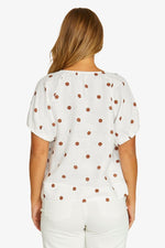 Spot Print Top