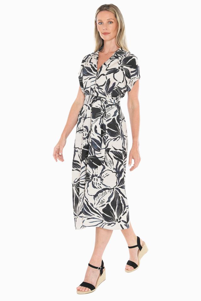 Mono Bloom Dress