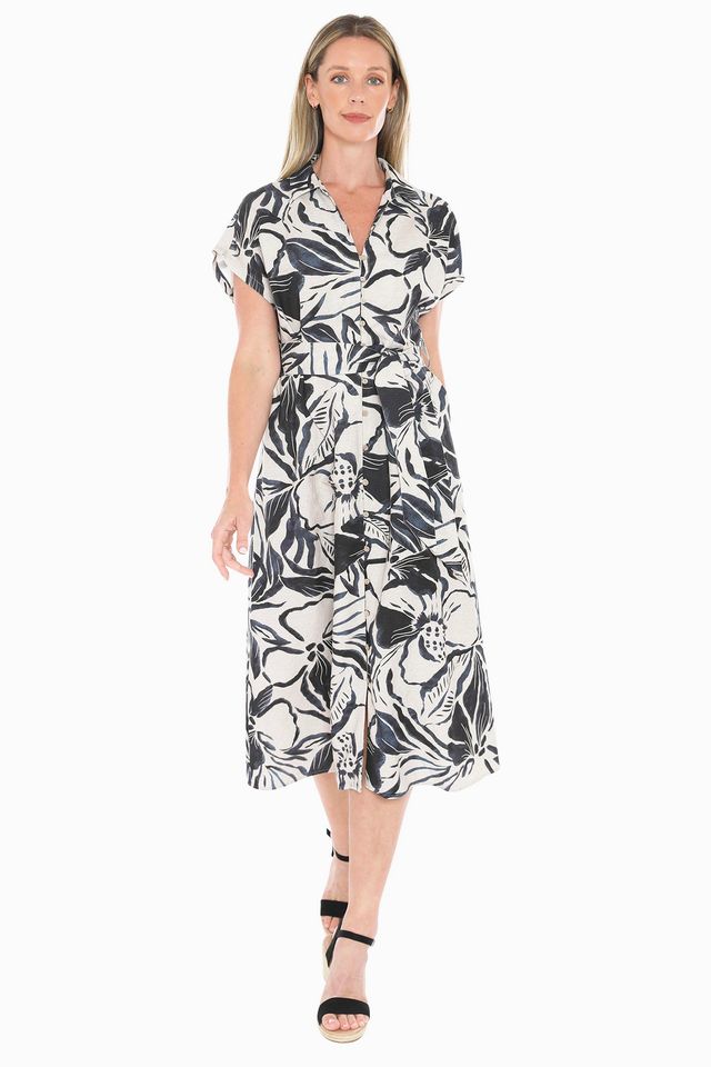 Mono Bloom Dress