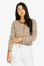 Mono Striped Cardi