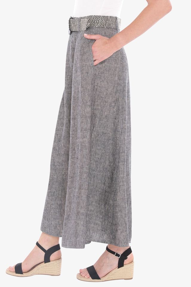 Belted Panel Skirt