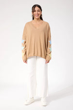 Vermont Star V Neck Jumper