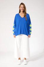 Vermont Star V Neck Jumper
