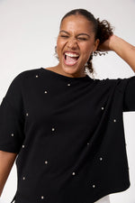 Boston Studded Sweat Tshirt