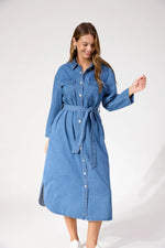Denver Denim Shirt Dress
