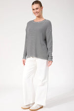 Levi Stripe Long Sleeve Tshirt