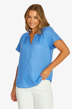 Shirred Neck Top