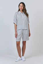 Linen Button Top- GA471