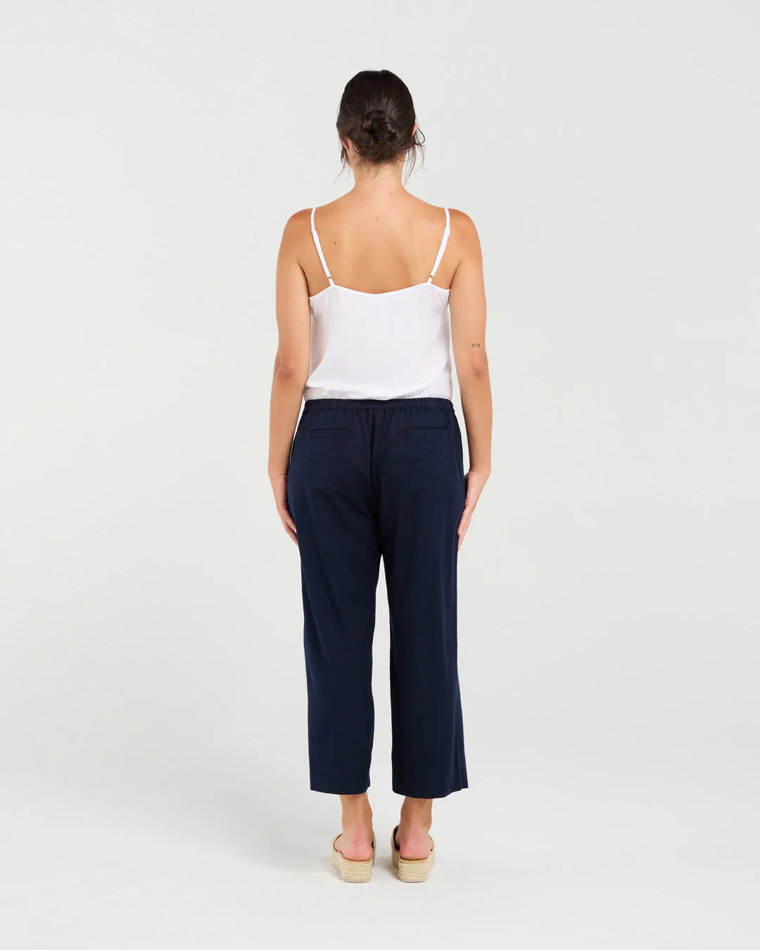 Gabrielle Tie Front Crop Pant
