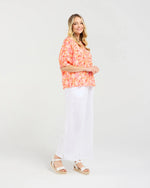 Annabelle Button Front Frill Top