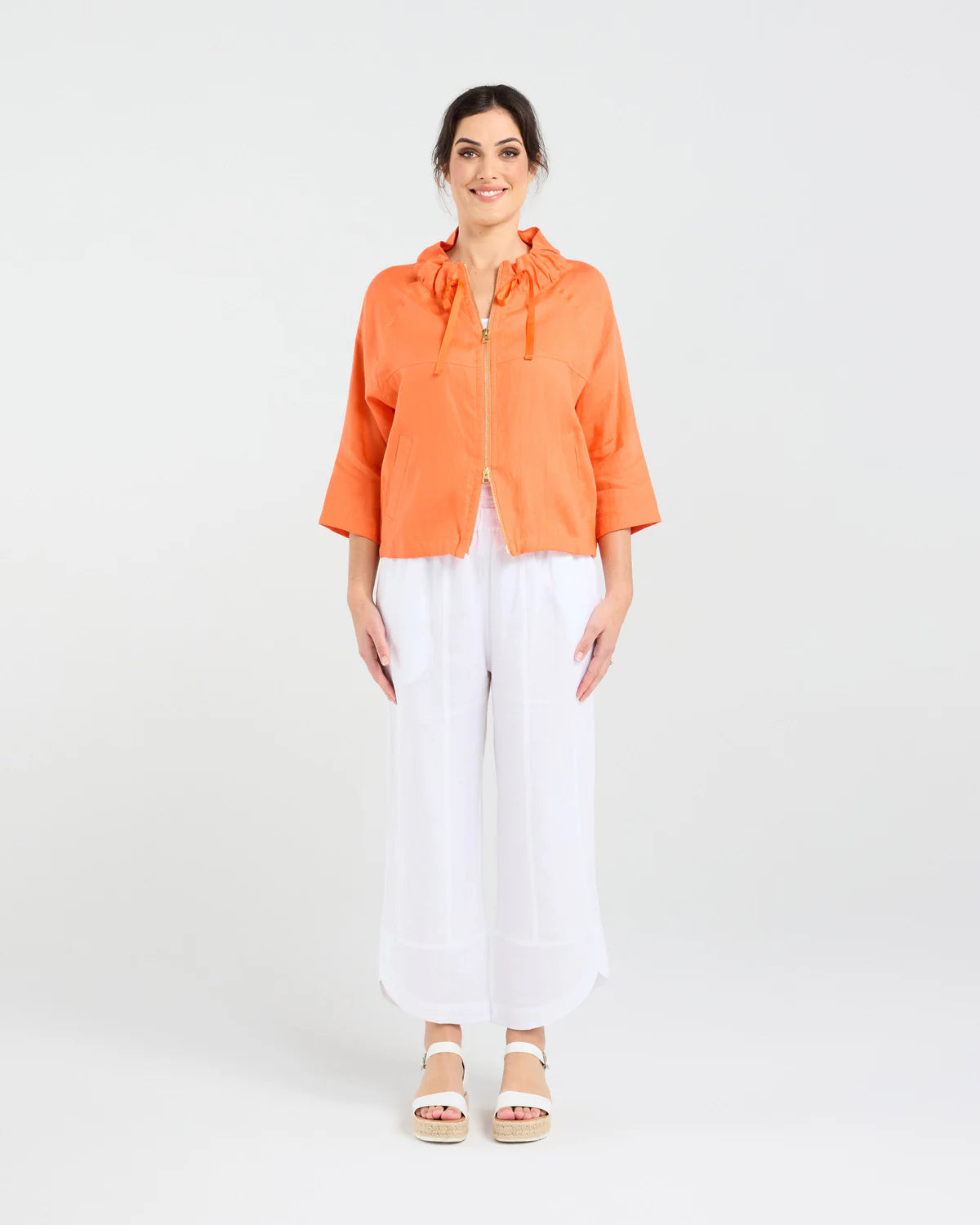 Victoria Zip Front Jacket- Plain Zip