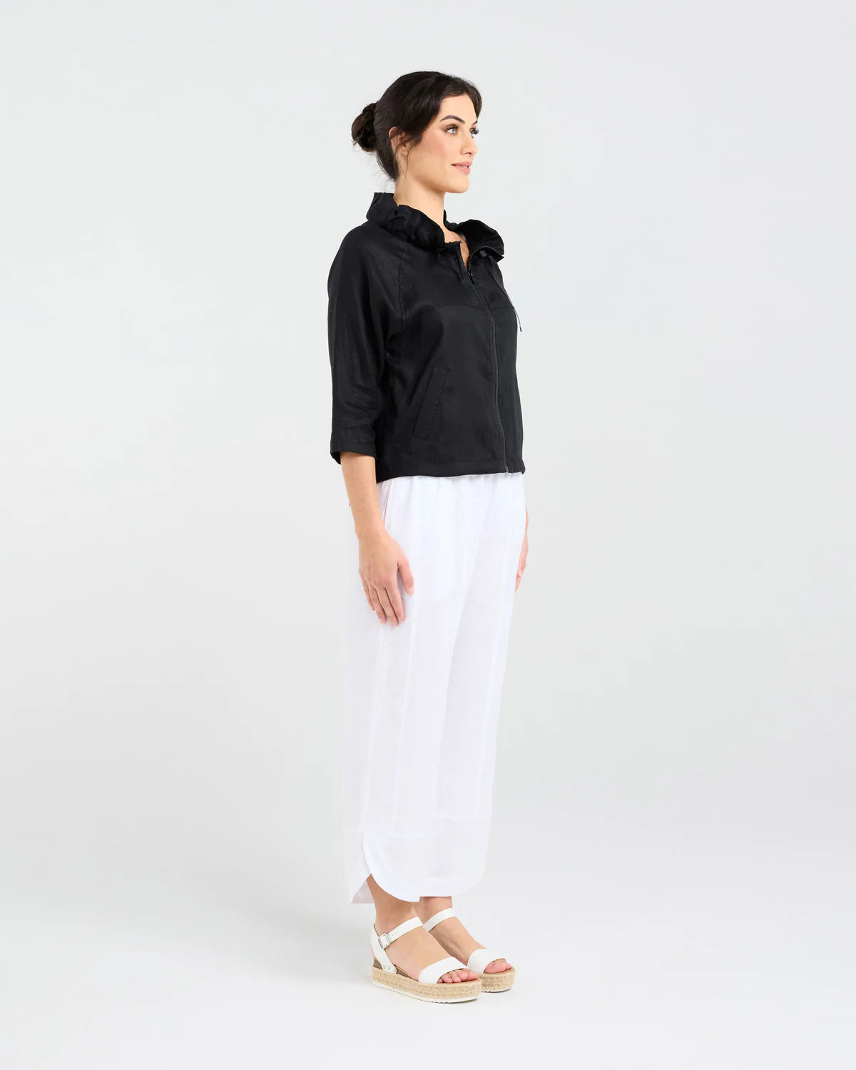 Victoria Zip Front Jacket- Plain Zip