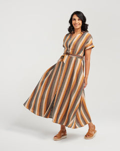 Striped Linen Dress