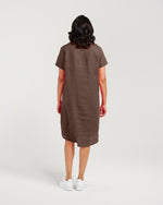 Panelled Linen Dress