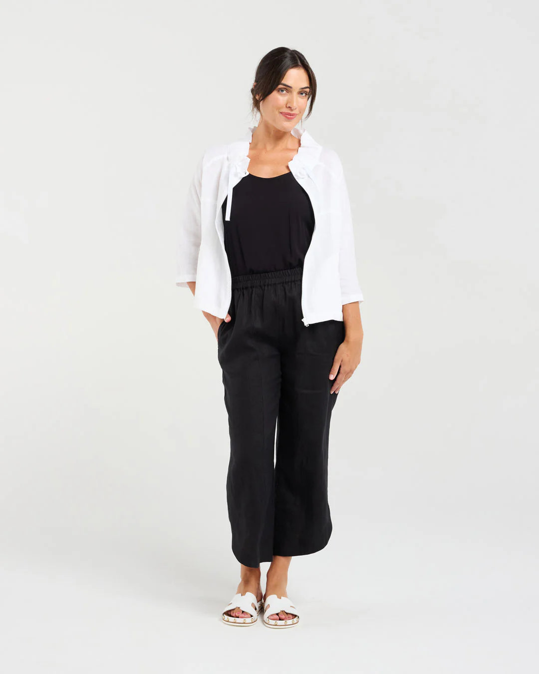 Victoria Zip Front Jacket- Plain Zip