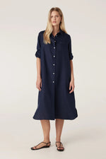 Pure Linen Shirt Dress