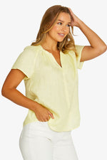 Shirred Neck Top