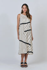 Linen Sleeveless Dress- GA325