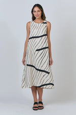 Linen Sleeveless Dress- GA325