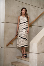 Linen Sleeveless Dress- GA325