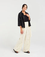 Victoria Zip Front Jacket- Gold Zip