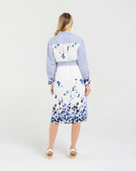 Margot Print Back Shirt Dress