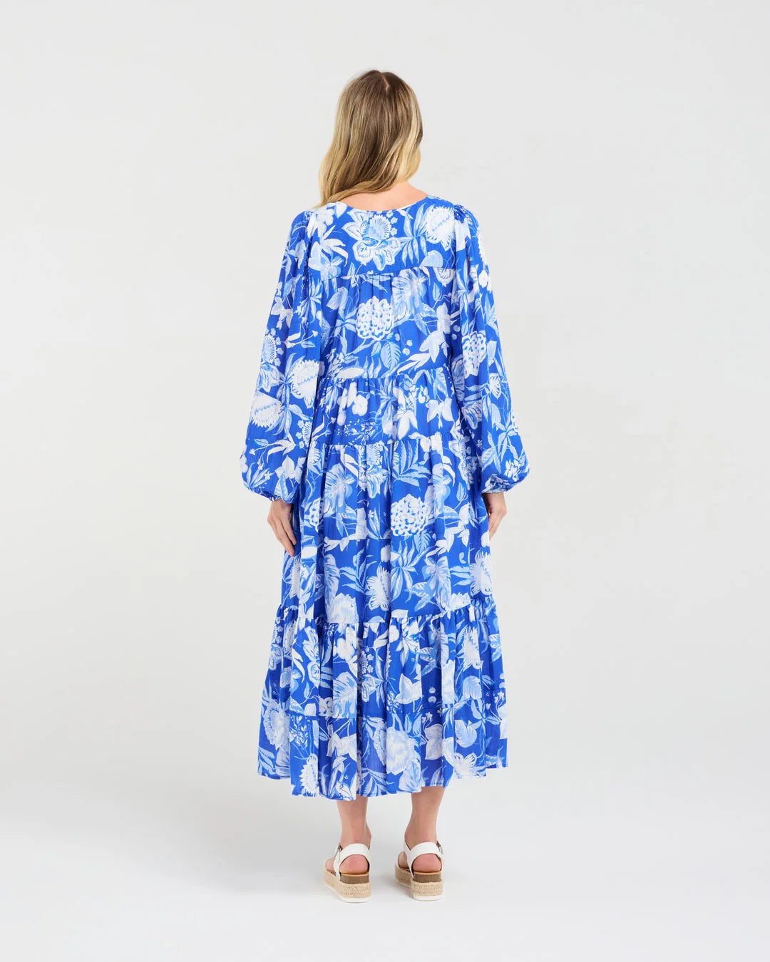 Liana Tiered V-Neck Dress