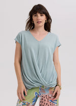 Linen Drape Top