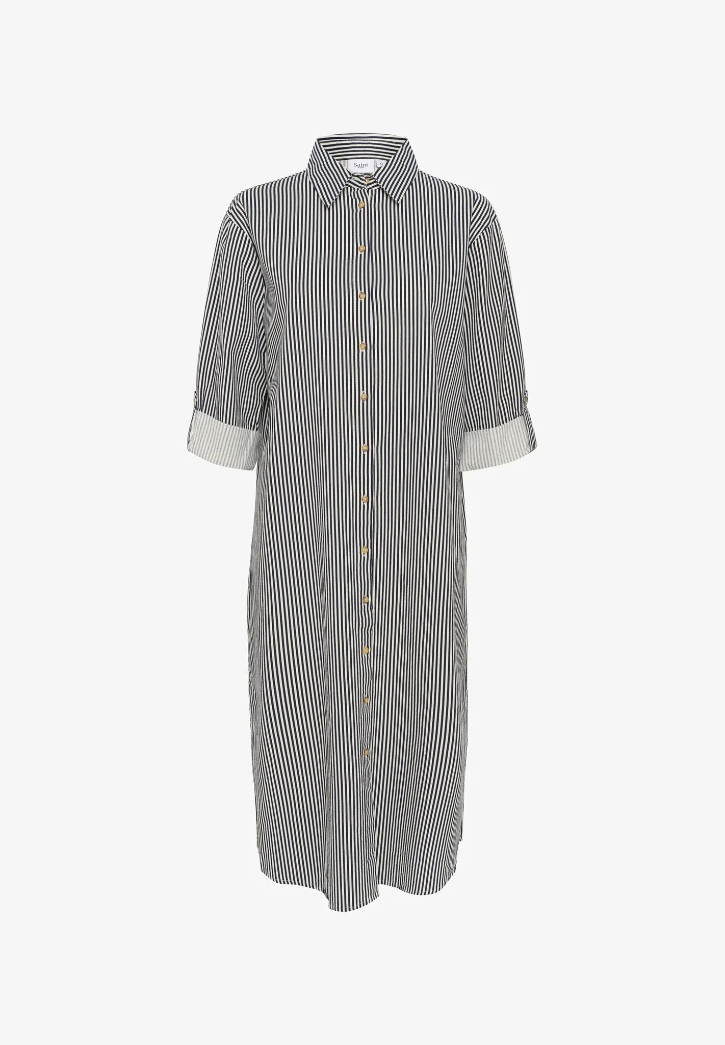 Zalinda Stripe Shirt Dress