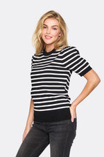 Mila Striped SS Pullover