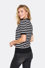 Mila Striped SS Pullover