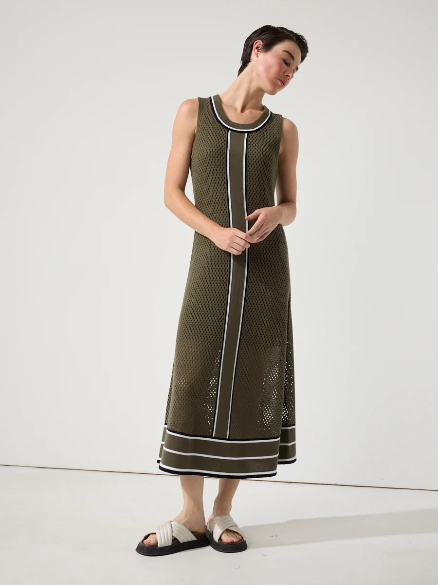 Nature Stripe Knit Dress